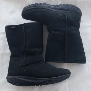Skechers Black Avalanche Pull on Shape-Ups Boots